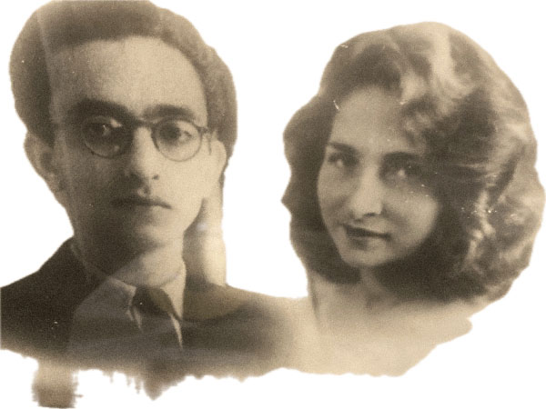 Gaby et son épouse Jeannette Santoni