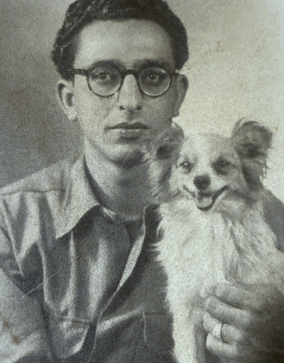 Gaby et son chien Loulou